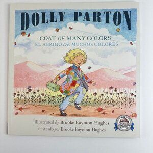 2/$6 Coat of Many Colors book by Dolly Parton-English and Spanish text (PB)
